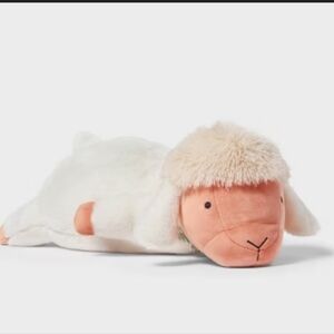Pillowfort Plush Lamb - White and Peach